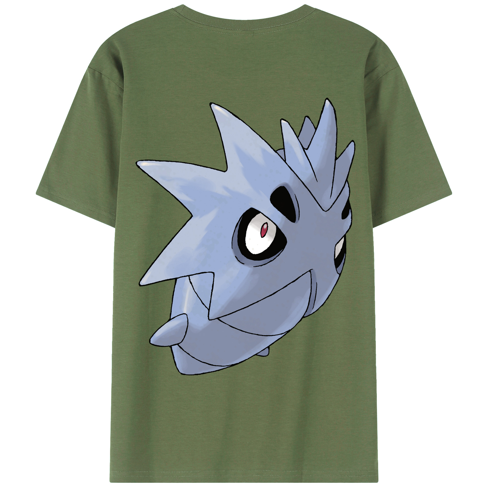 （画像用） ポケットモンスター Pokémon 綿100％ メンズ半袖Tシャツ（バックプリント） 通気性